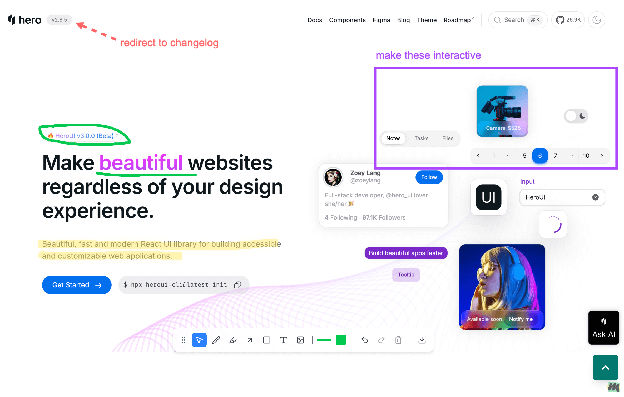 Bug report screenshot
